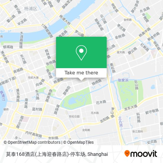 莫泰168酒店(上海迎春路店)-停车场 map