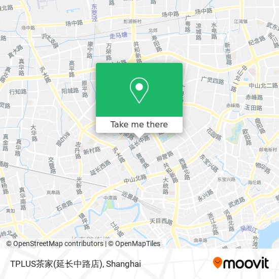 TPLUS茶家(延长中路店) map