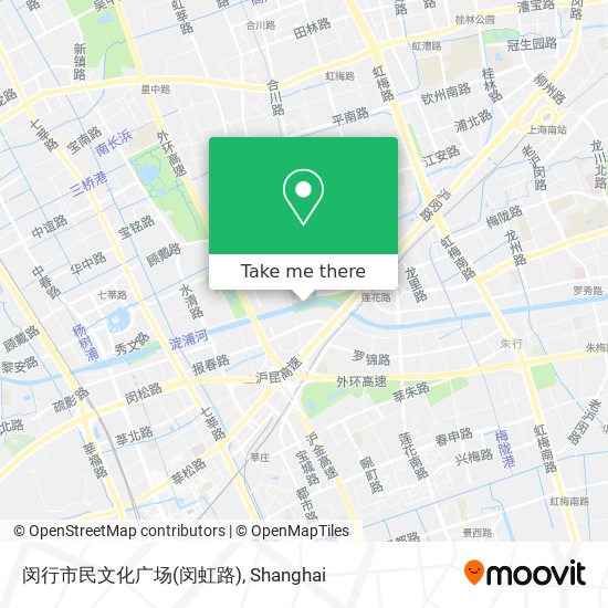 闵行市民文化广场(闵虹路) map