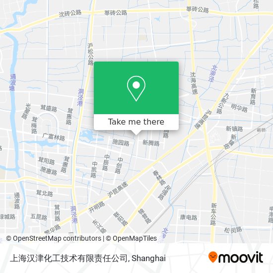 上海汉津化工技术有限责任公司 map