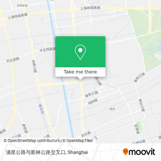 浦星公路与新林公路交叉口 map