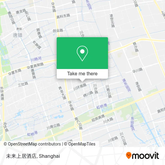 未来上居酒店 map