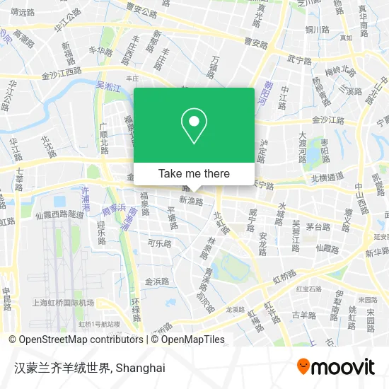 汉蒙兰齐羊绒世界 map
