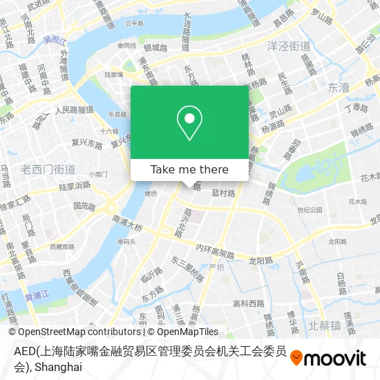 AED(上海陆家嘴金融贸易区管理委员会机关工会委员会) map