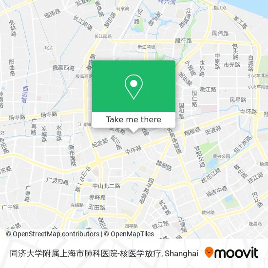 同济大学附属上海市肺科医院-核医学放疗 map