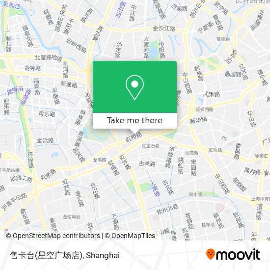 售卡台(星空广场店) map