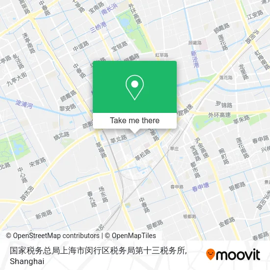 国家税务总局上海市闵行区税务局第十三税务所 map