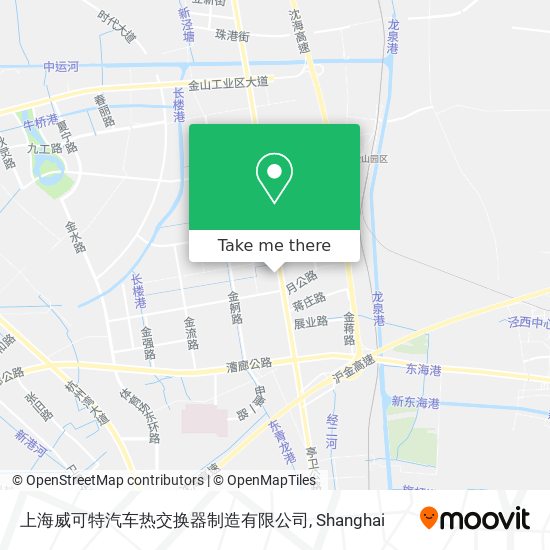 上海威可特汽车热交换器制造有限公司 map
