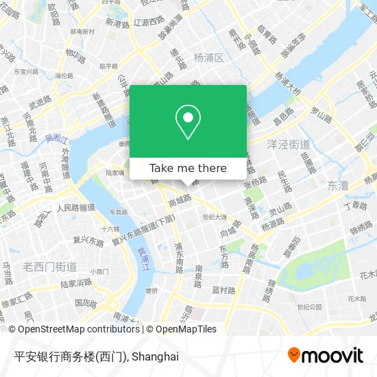 平安银行商务楼(西门) map