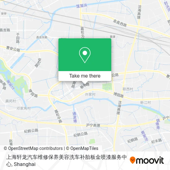 上海轩龙汽车维修保养美容洗车补胎板金喷漆服务中心 map