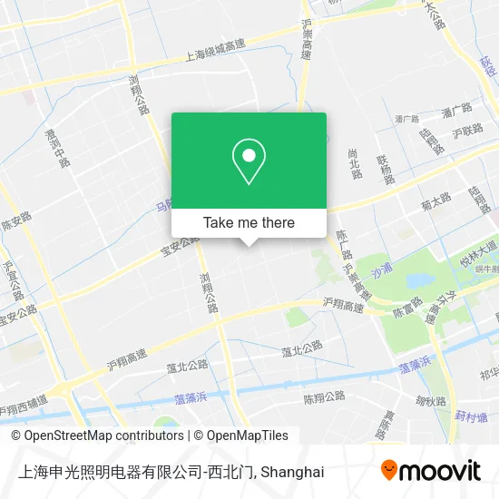 上海申光照明电器有限公司-西北门 map