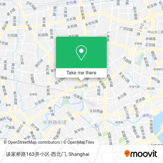 谈家桥路163弄小区-西北门 map