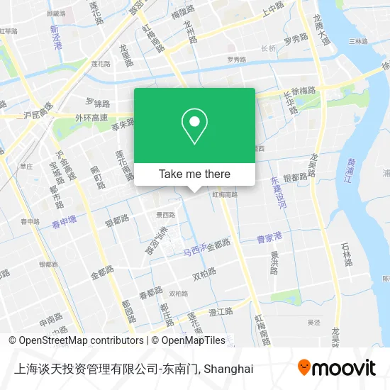 上海谈天投资管理有限公司-东南门 map