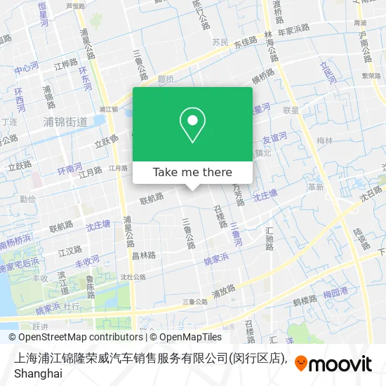 上海浦江锦隆荣威汽车销售服务有限公司(闵行区店) map