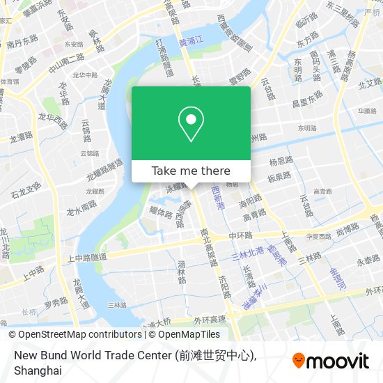 New Bund World Trade Center (前滩世贸中心) map