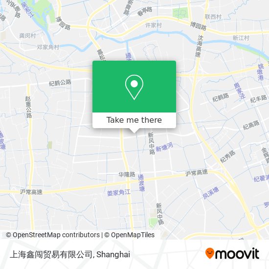 上海鑫闯贸易有限公司 map