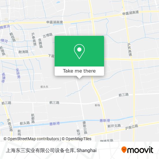 上海东三实业有限公司设备仓库 map