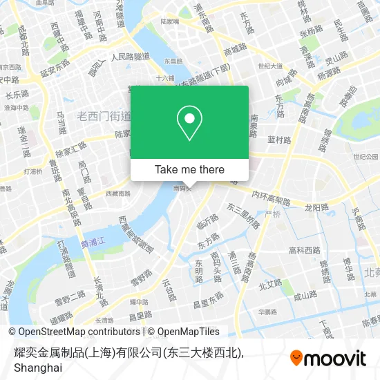 耀奕金属制品(上海)有限公司(东三大楼西北) map