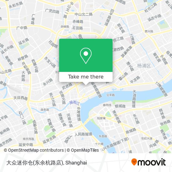 大众迷你仓(东余杭路店) map