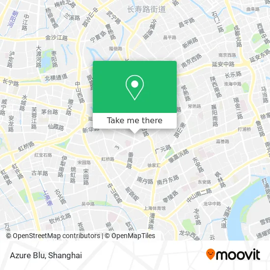 Azure Blu map