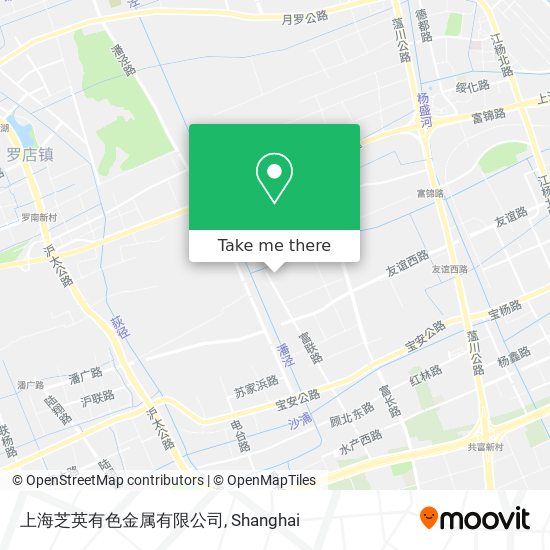 上海芝英有色金属有限公司 map