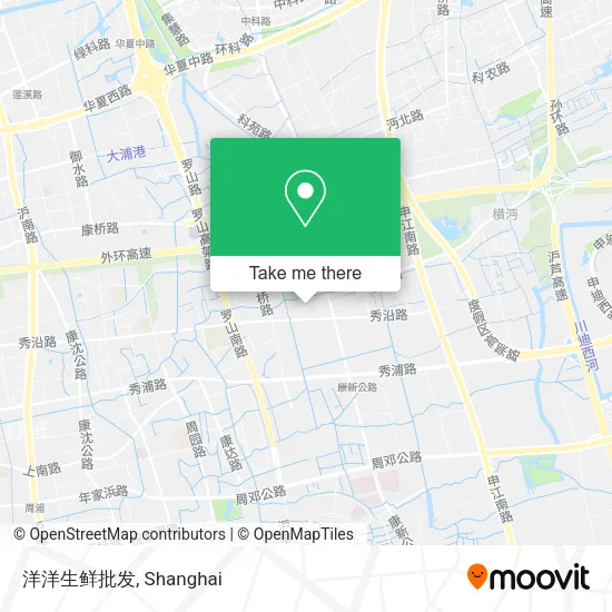 洋洋生鲜批发 map