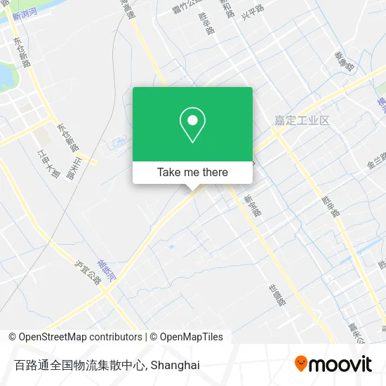 百路通全国物流集散中心 map