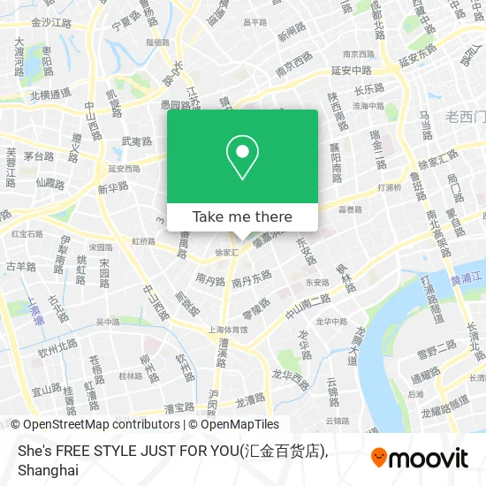 She's FREE STYLE JUST FOR YOU(汇金百货店) map