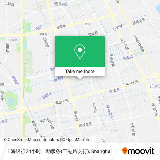 上海银行24小时自助服务(王港路支行) map