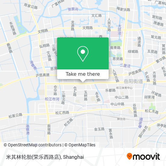 米其林轮胎(荣乐西路店) map