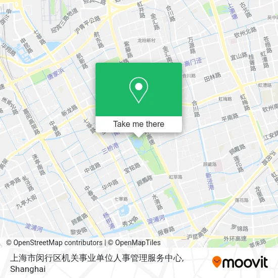 上海市闵行区机关事业单位人事管理服务中心 map