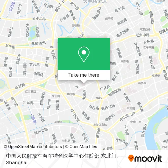 中国人民解放军海军特色医学中心住院部-东北门 map