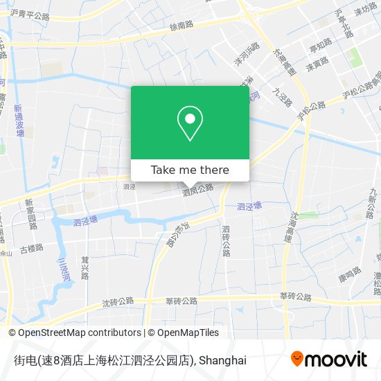 街电(速8酒店上海松江泗泾公园店) map