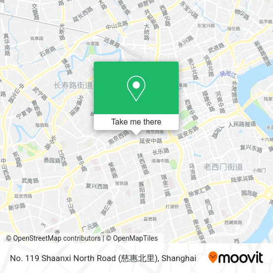 No. 119 Shaanxi North Road (慈惠北里) map