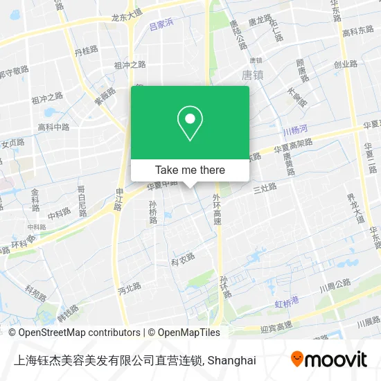 上海钰杰美容美发有限公司直营连锁 map