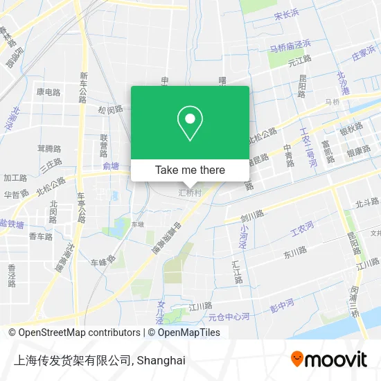 上海传发货架有限公司 map