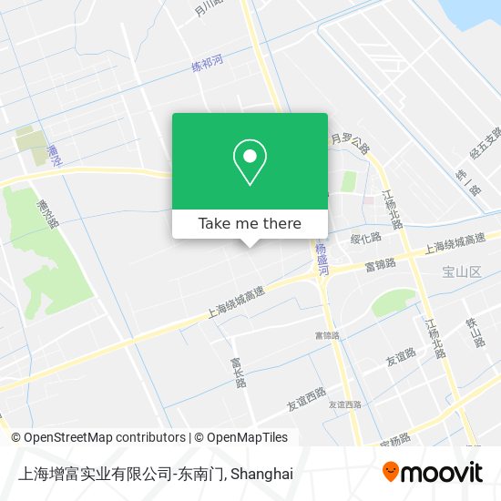 上海增富实业有限公司-东南门 map
