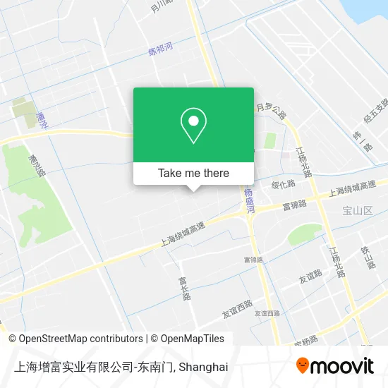 上海增富实业有限公司-东南门 map