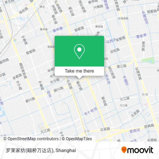 罗莱家纺(颛桥万达店) map