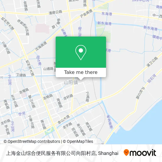 上海金山综合便民服务有限公司向阳村店 map