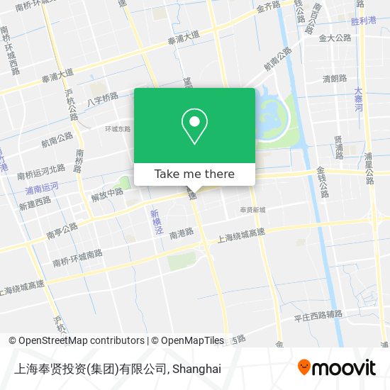 上海奉贤投资(集团)有限公司 map