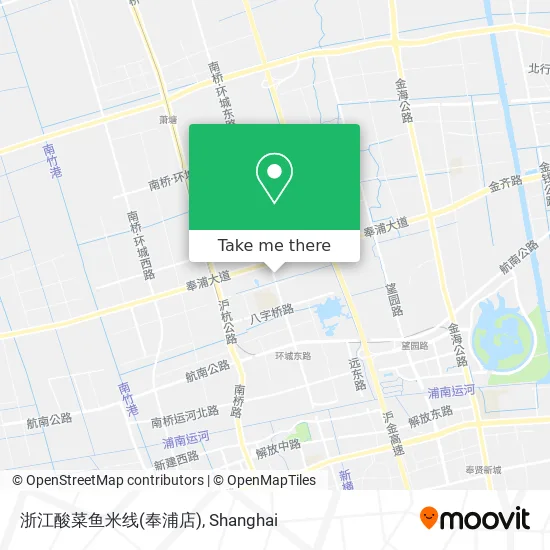 浙江酸菜鱼米线(奉浦店) map