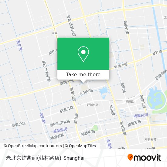 老北京炸酱面(韩村路店) map