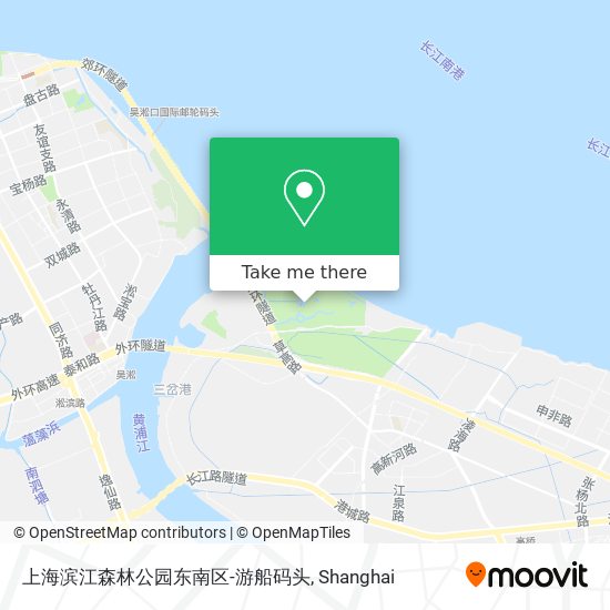 上海滨江森林公园东南区-游船码头 map