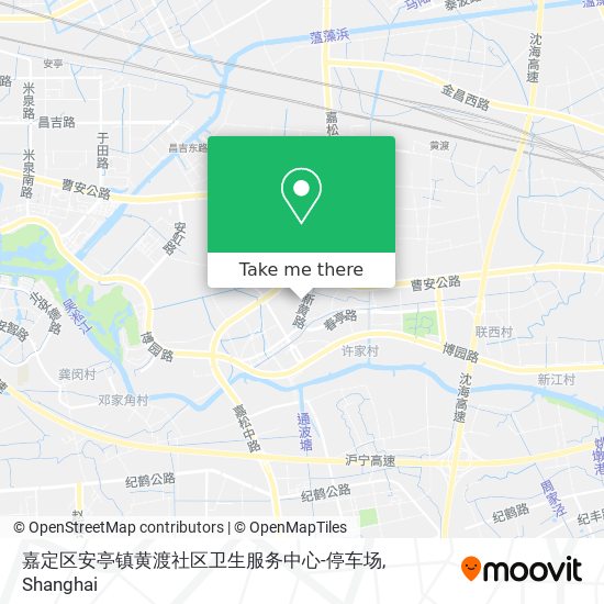 嘉定区安亭镇黄渡社区卫生服务中心-停车场 map