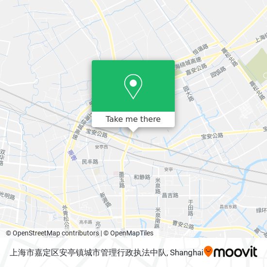 上海市嘉定区安亭镇城市管理行政执法中队 map