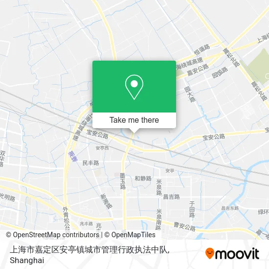 上海市嘉定区安亭镇城市管理行政执法中队 map