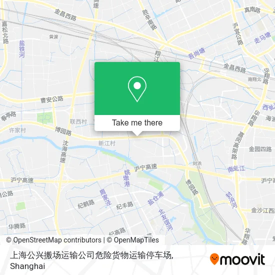 上海公兴搬场运输公司危险货物运输停车场 map