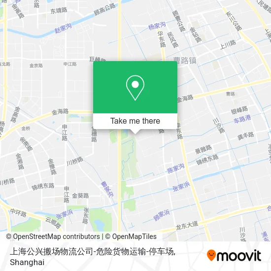 上海公兴搬场物流公司-危险货物运输-停车场 map