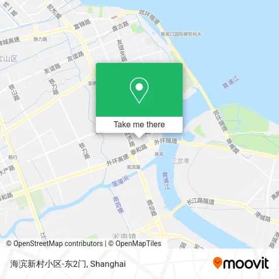 海滨新村小区-东2门 map